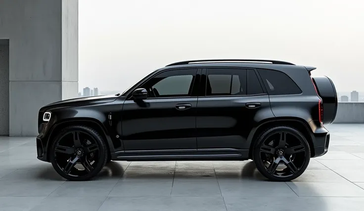  in black2025 Mercedes-Benz G Wagon EV side view