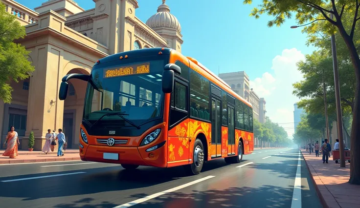 Modern tamilnadu bus 