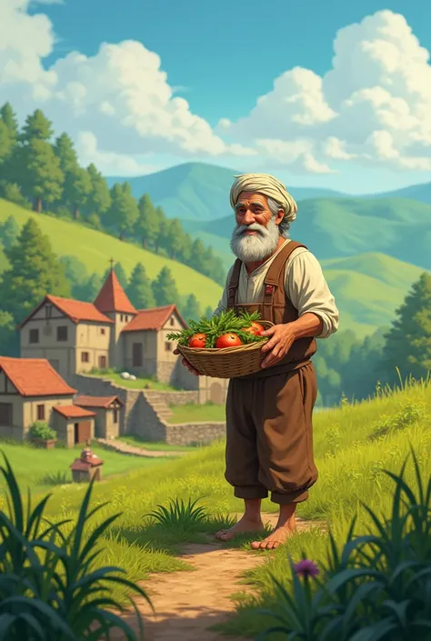 It is mentioned once that in a small village, located among lush hills, there lived a good-natured peasant named Ramo. He would work on his small land and share with his neighbors whatever he earned.