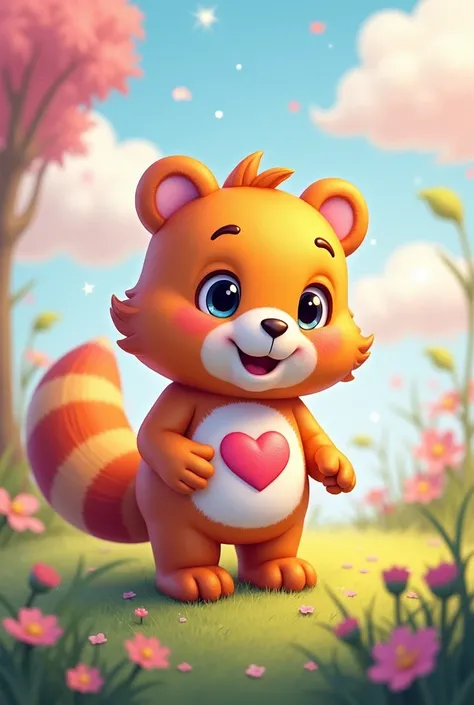 Bright Heart Raccoon From Care Bears