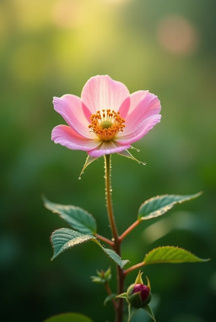 Rosehip in the Wind