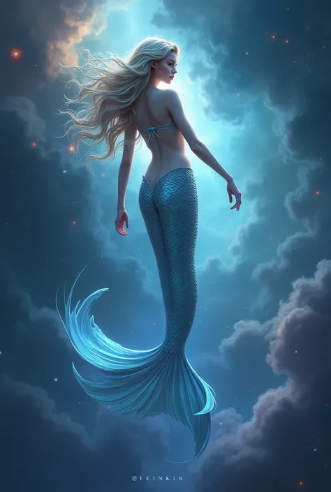 Mermaid in space