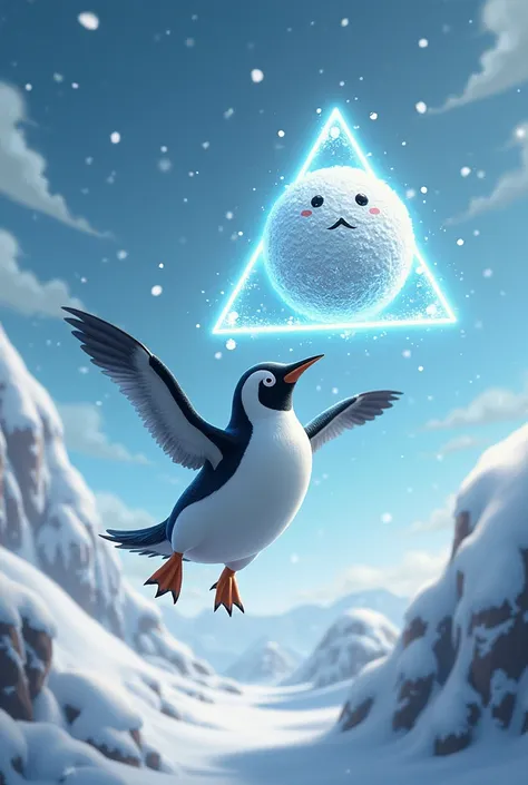 flying penguin　Summon Snow Daruma　dragon triangle　inflammation