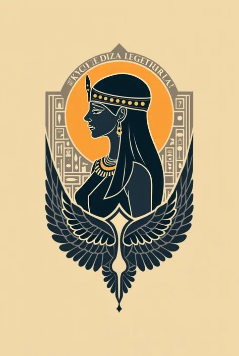 
a logo for a trading card game store with an Egyptian theme whose main character is like Cleopatra vector and minimalist and her name is (Oracle Gaming )