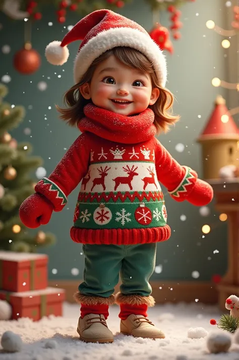 Christmas outfit for playful and nice outfit