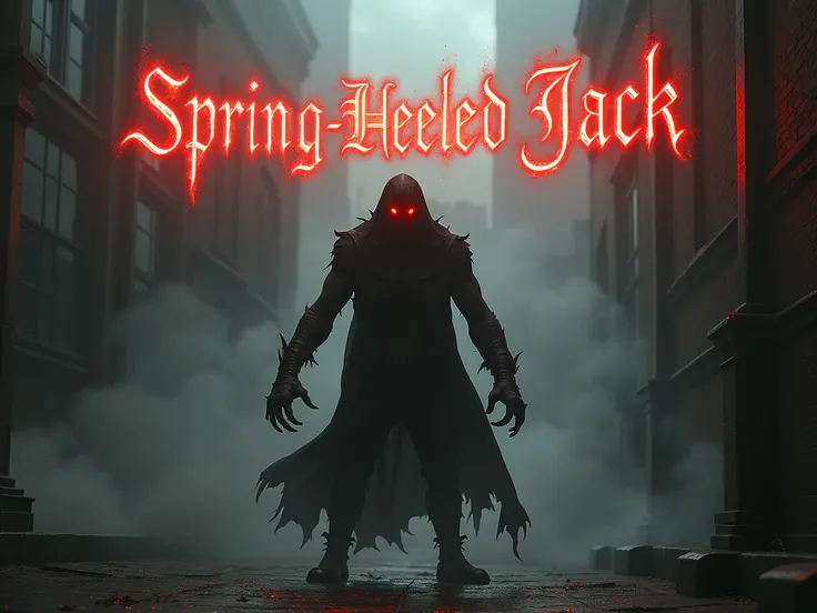 Spring-heeled Jack with his name written 