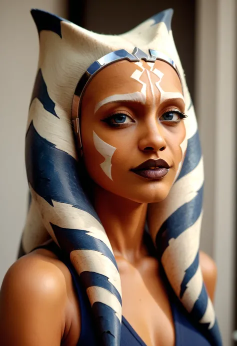 Ahsoka Tano satisfies herself
