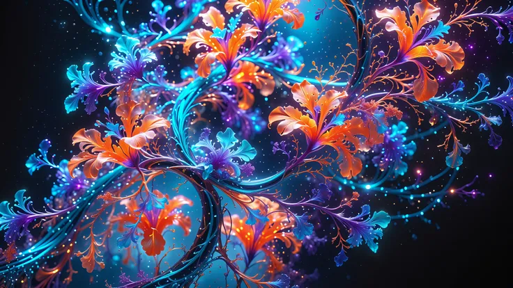 A Masterpiece In 32K Resolution, Supreme Quality, Super Detail, Official Art, Very High-Resolution 32K Wallpaper, Beautiful And Aesthetic, Ultra-Detailed Features, Awe-Inspiring Detail. A Stunning 3D Abstract Representation Of A Neural Network In 32K Resol...