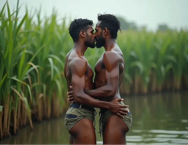 Two pakistani, skinny slim 18 years old boys, taking bath in rain in open fields of sugercane farms. he is naked completely, pitch dark desi skin tone. showing his ass slimmy butt, fucking a boy in hardcore position.
