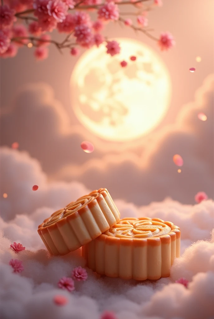 Beautiful background only to display mooncake