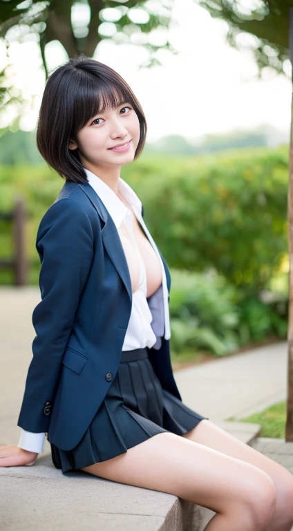  (最 High Quality )，(非常に Details)，( super high resolution), 1 female, 55 years old、White cloth gag,  uniform, (College student style uniform)、  Motion Line , breasts  Motion Line , hands back  Motion Line , leg  Motion Line , thigh  Motion Line , bust  Moti...