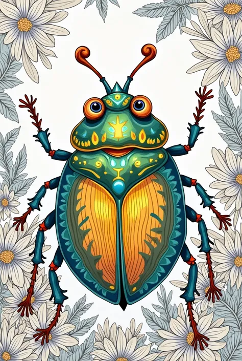 Generate a coloring page of the Balazote Bug.