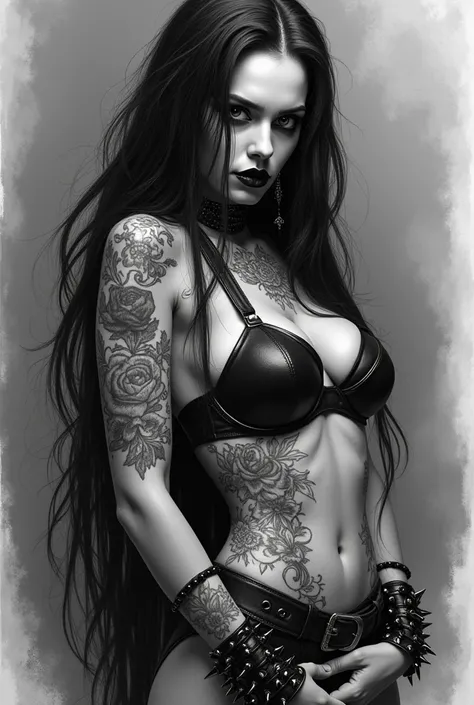 Line Art,monochrome,sketch,Pencil drawing,traditional media , ((close up body shot:1.5)) , sketches on workbook paper.  highest quality , masterpiece , violence black metal photography , Very Smooth and Beautiful , very detailed , CG , solid black backdrop...