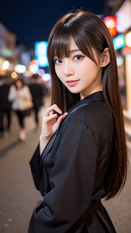 masterpiece、 1 beautiful girl、fine grain、Swollen eyes、 top quality, 超A high definition , (reality: 1.4),  movie lighting、 Japanese 、 Asian Beauties、 Very Beautiful 、 Beautiful skin、thin、 body facing forward 、( super realistic )、( high definition )、(8k)、( v...