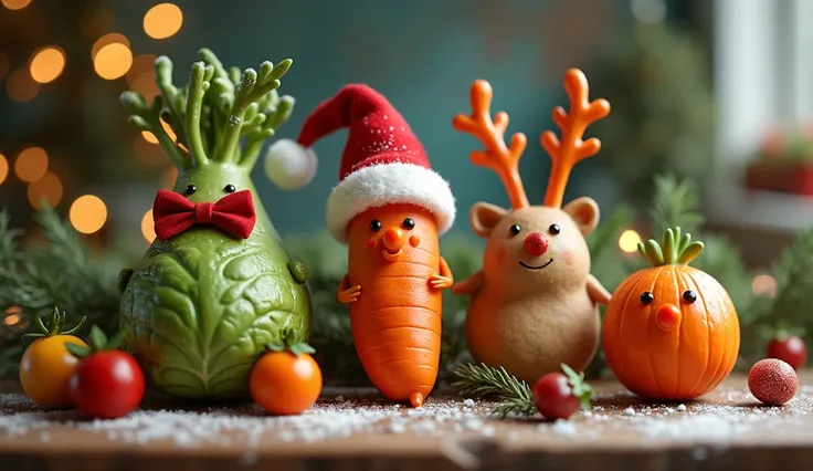 Christmas vegetables