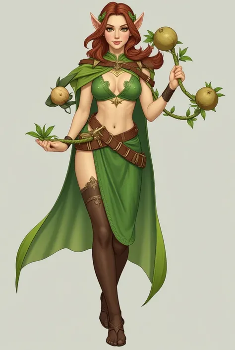  Character Name :  Nirvonna

Description :
race:  Elven nymph
Characteristics :

Class:  Nature Whisperer
:  Spells of restoration and control over natural elements
Features :
Connecting with Nature:  Nirvonna is able to communicate with plants ,  with ani...