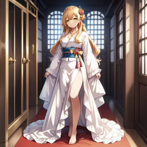 ・model(chief servant of Empire during the Three Kingdoms period)
・animation style
・lady
・create a full-body illustration
・mistress of emperor
・support both public and private
・descendant of family renowned for serving contributions to royal court
・Clothes:...