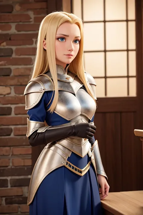 A 30-year-old blonde, slim, tall, very beautiful noble knight woman with a perfect 8-head body. I was a lover with her for a long time. But I was no longer interested in her, so we broke up. Goodbye. Does not generate nfsw.