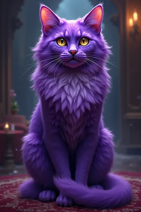 Purple cat