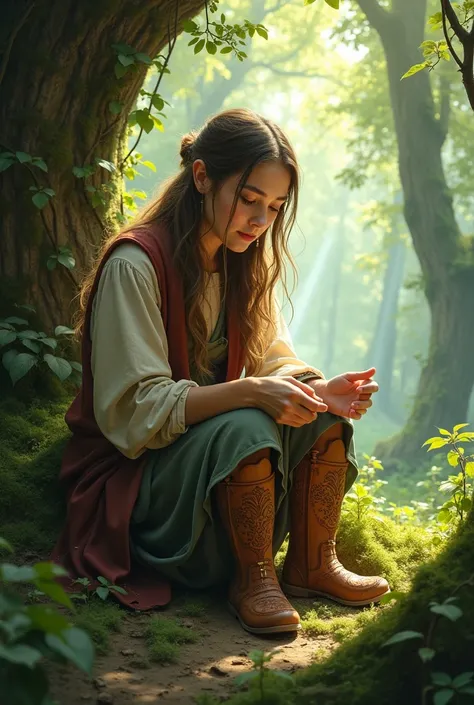 A female Druid Shoemaker