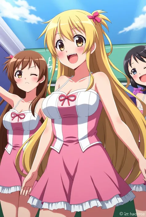 anime, Love Live Sunshine extremely big breasts