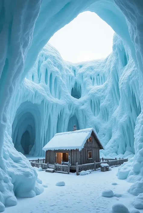 real ice snow dome, eskimo house, 2.5D, artistic photography, hyper realistic, ultra detailed, absolutely resolution, masterpiece