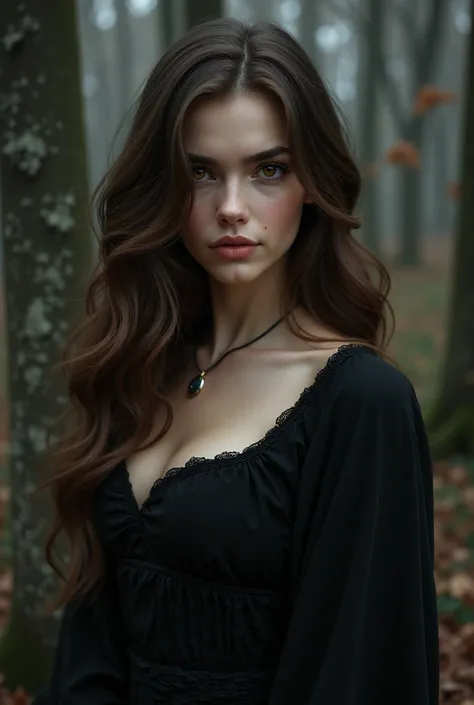 Katherine is a beautiful 17-year-old vampire, born in Bulgaria ,  long wavy brown hair ,  black eyes like a jabuticaba .
 Her skill is manipulation , sexy and seductive, intelligent 