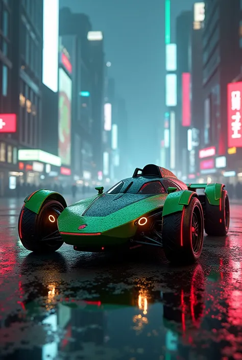 The Grinch Cyberpunk Car