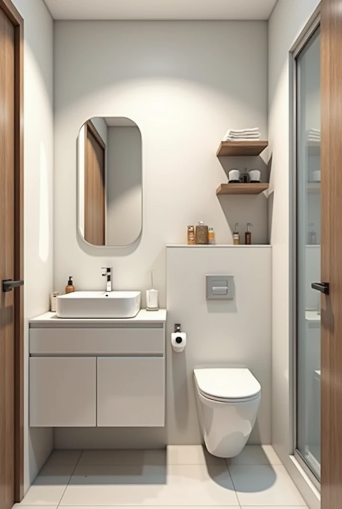 Simple small washroom design 