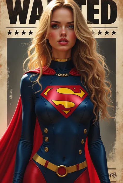 the proportions and detailed textures (in high quality), multicolor brushwork and softened with airbrush, semi-realism illustration featuring of beauty exotic (full body) a young girl in bodysuit (suit super hero-like) of hero cosplay of Supergirl-like. He...