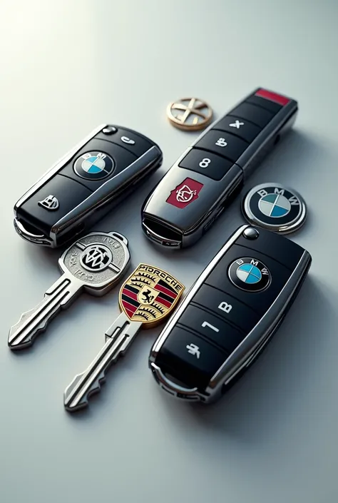 Mercedes Mazda Nissan Toyota Porche BMW Kia car keys and more brands