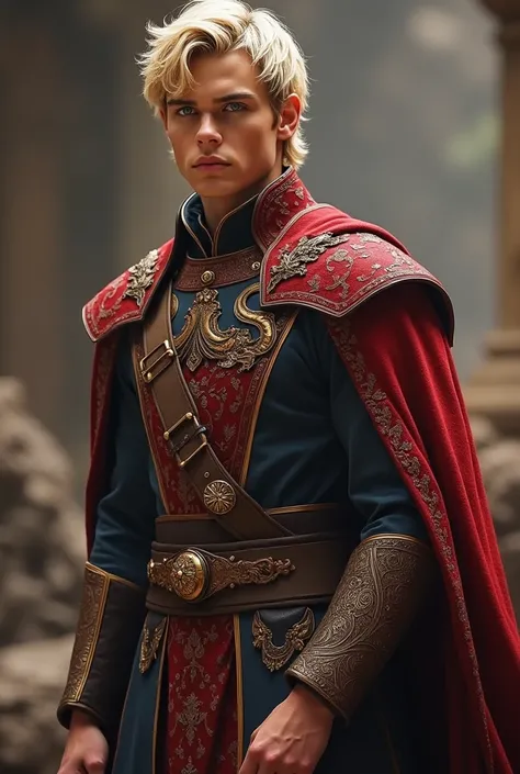 Tall, stately, courageous young Targaryen, divinely handsome, he has short wavy golden hair. His face with chiseled features and blue eyes attracts everyones attention. Tall and slender, his body, sculpted by years of training, is both powerful and gracefu...