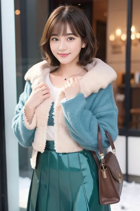 41
(        short bob cut with fluffy waves    :1.23),                          1 girl, Alone,       , 8K images、Chest, bangs,  brown hairs on the abdomen , Thin Nose、Moisturizing lips 、24 years old、 164 cm、  big eyes、Droopy eyes、 Teal Eyelids、            ...