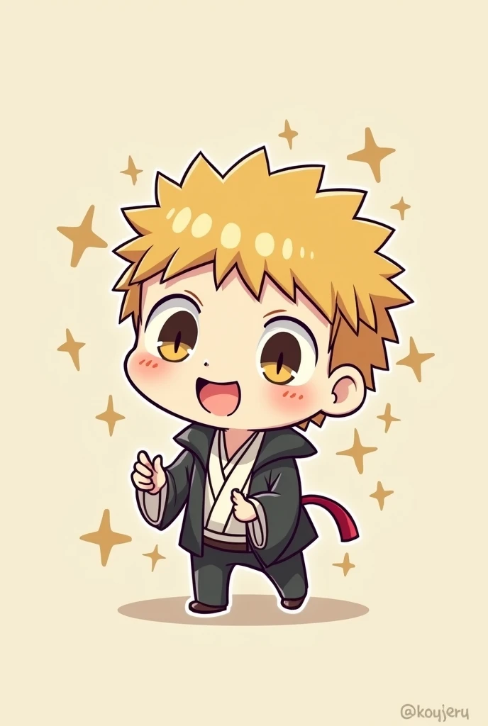 make the character of iuju itadori from the anime jujutsu kaisen into chibi  