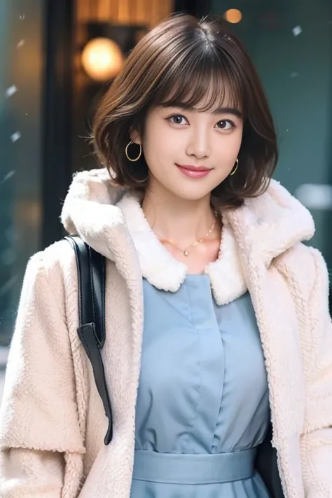 41
(        short bob cut with fluffy waves    :1.23),                          1 girl, Alone,       , 8K images、Chest, bangs,  brown hairs on the abdomen , Thin Nose、Moisturizing lips 、24 years old、 164 cm、  big eyes、Droopy eyes、 Teal Eyelids、            ...