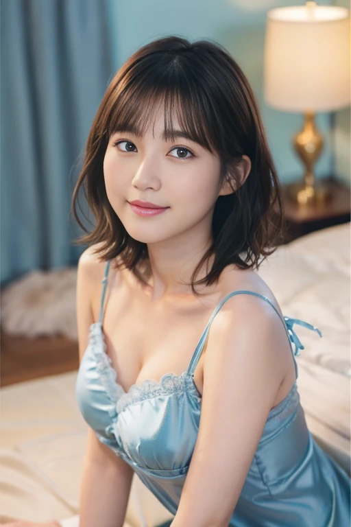 41
(         Fluffy Waves with Short Bob Cut     :1.23),                           1 girl, alone,       , 8K images、Chest, bangs,   Brown Hair on Abdomen  , Thin Nose、Moisturizing lips 、24 years old、 164 cm、   big eyes、Droopy eyes、 Teal Eyelids、           ...