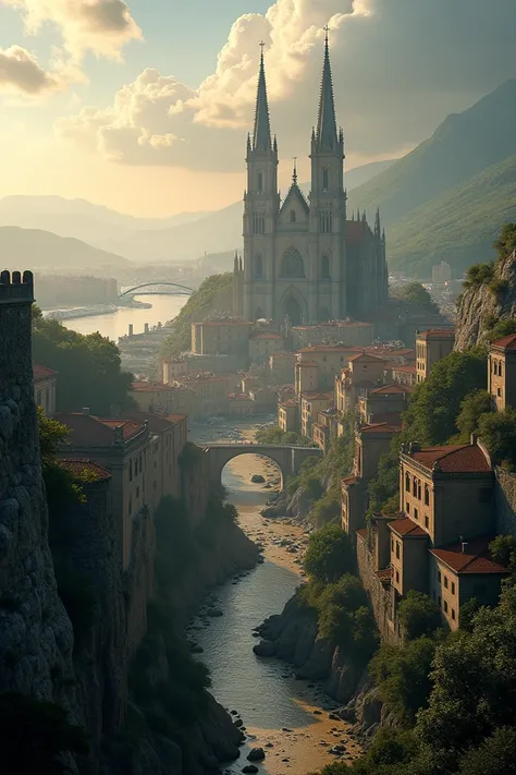 Epic cinematic shot.Draw a picture of Girona and Liverpool