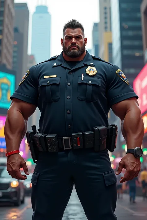 Big ass Police oficer