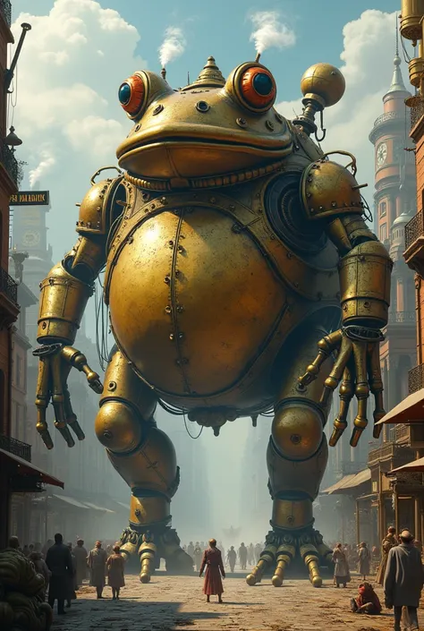  steampunk、giant frog