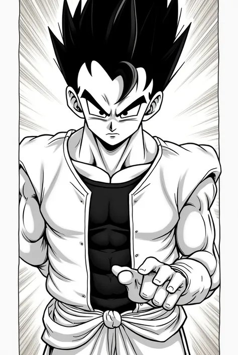 Gohan,serious,deadly,old style,high detail