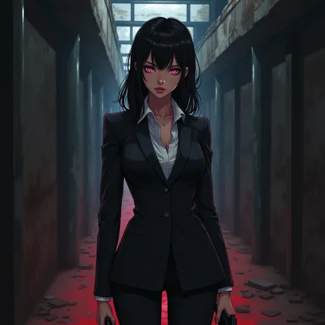 Anime Girl Mafia In The Dark