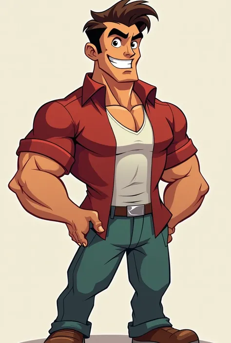  Male Character ,  A little strong, cartoon style