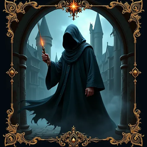 Create a cover for the Defense Against the Dark Arts item at Hogwarts School of Magic and Wizardry