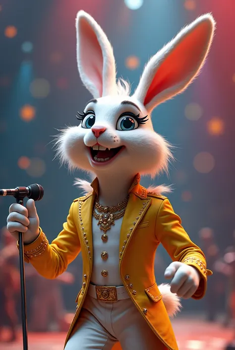 Freddie Mercury as bunny