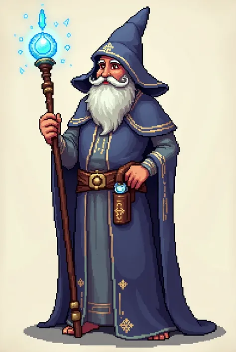  Prompt for Image Generation - Pixel 2D Wizard :
1. Style:
 • 2D pixel art ,  classic RPG look .
 • Main character  (mago)  looking like 32x32 pixels or 64x64 pixels ,  depending on the desired level of detail .
2. Initial Phase  ( Level 1 ):
 • Simple clo...