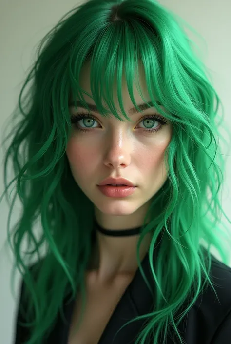 Green hair 