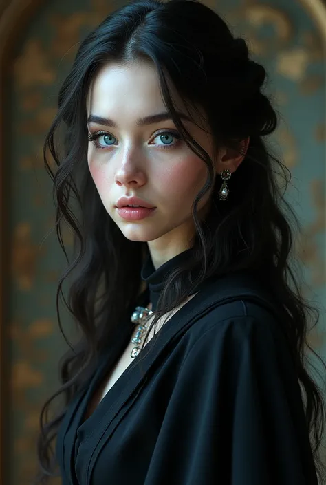 Jeune Fille de sirius black de malfoy, yeux bleus