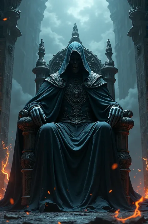 King of darkness on his throne 