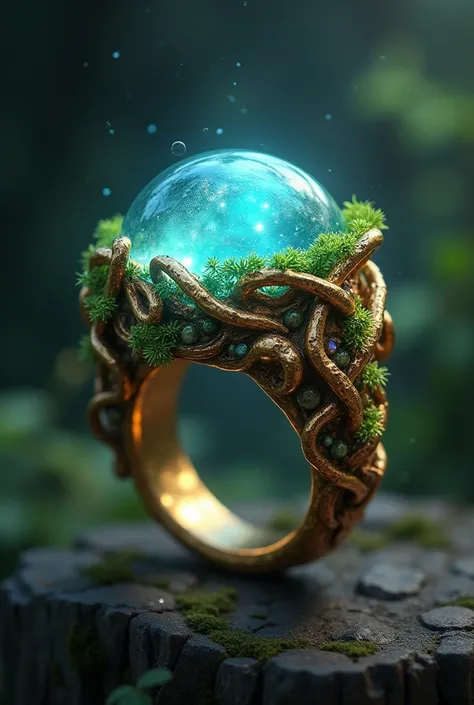 a magical elixir in the form of its own unique ring that gives the wearer the ability to control and manipulate nature and earth at any given time. 