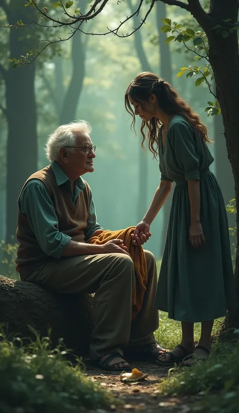 a young woman named Clara ,  tired of caring for his elderly father ,  she decides to abandon him in the woods .  Before leaving him ,  her father hands him a blanket and tells him to keep it ,  because someday ,  when his ren neglect her , It will be usef...